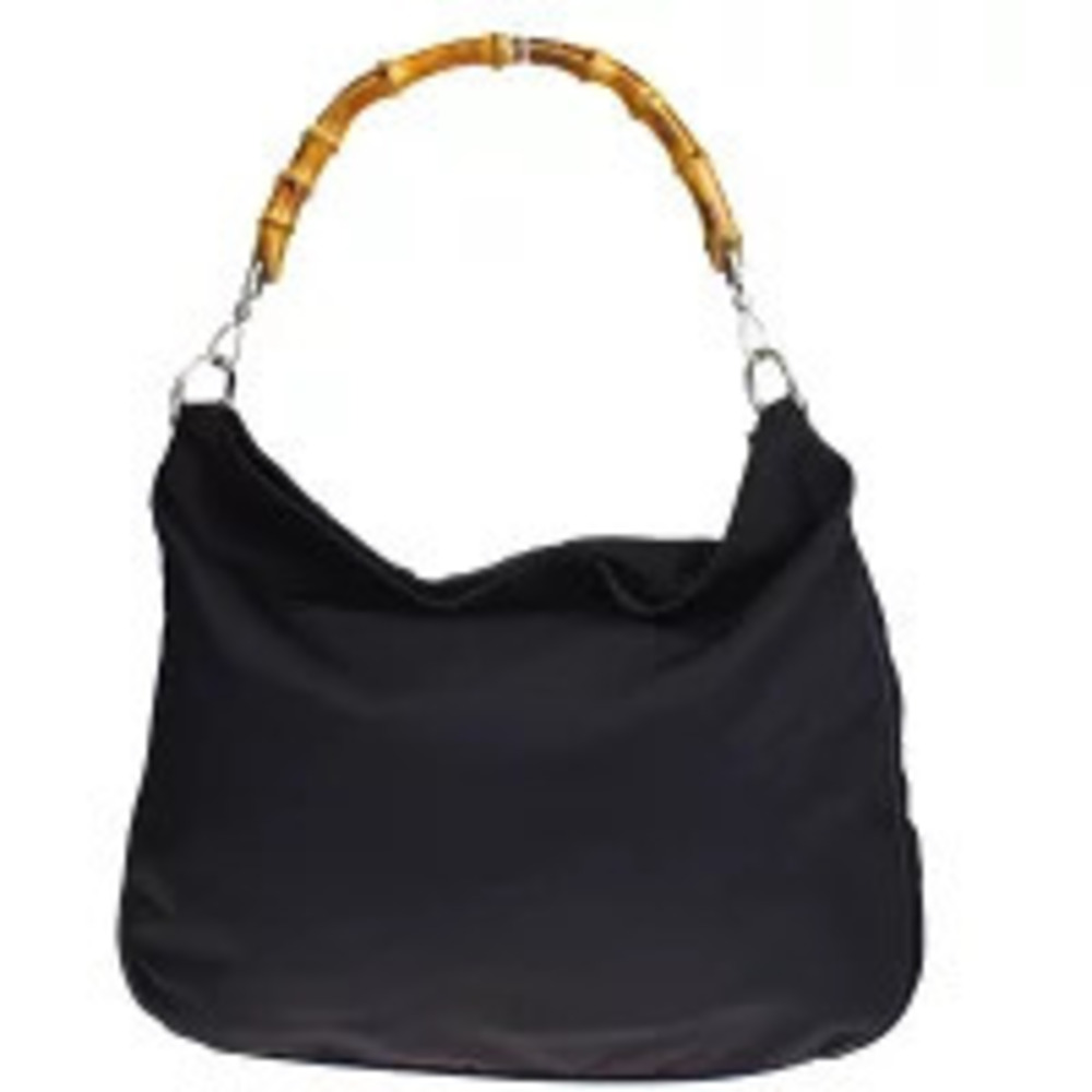 Gucci Bamboo Shoulder Bag Black